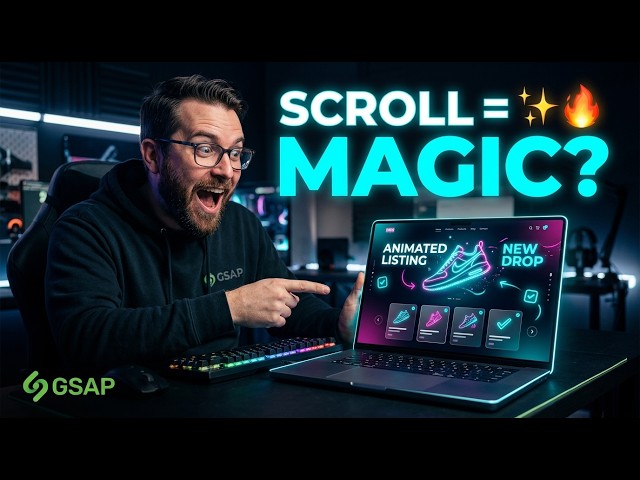 I Built an Ultra-Dynamic Scroll Animation Website using GSAP & HTML! 🔥 #shorts #webdevelopment