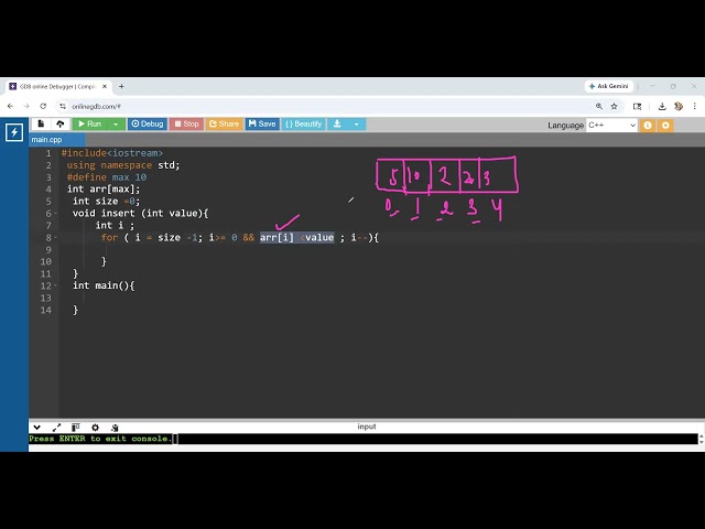 Priority Queue using Array in C++ #dsa #datastructures #coding #array #cplusplus #coder #queue #data