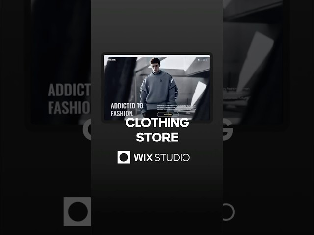 Clothing Store in wix Studio