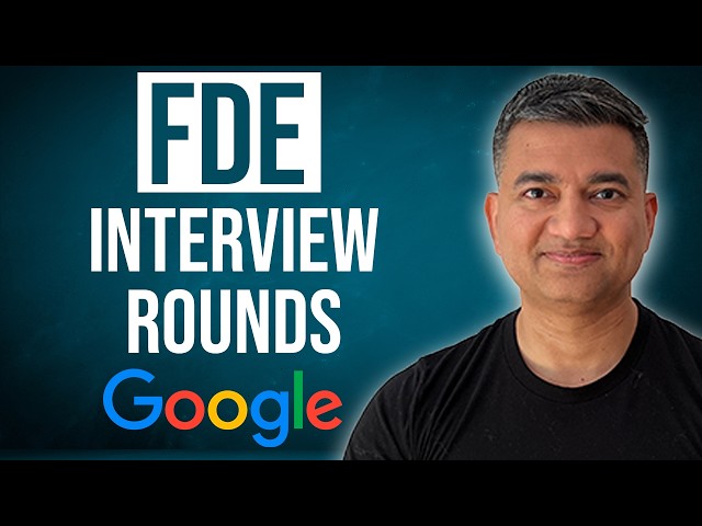 My Student Got Forward Deployed Engineer (FDE) Job. Here Are The Interview Rounds