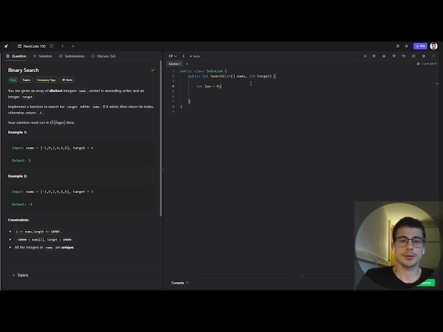 NeetCode #10 - Binary Search