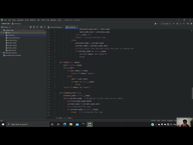 Circular Linked List with Python (PART - 4)