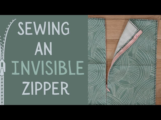 How to Sew an Invisible Zipper - Updated