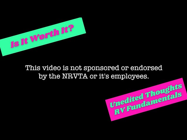 Unedited Thoughts - RV Fundamentals | Daily Vlog | NRVTA Mobile RV Tech Training | RV Life
