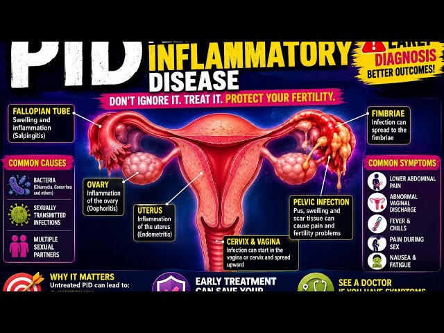 PID Explained: Causes, Symptoms, Complications & Treatment | Pelvic Inflammatory Disease