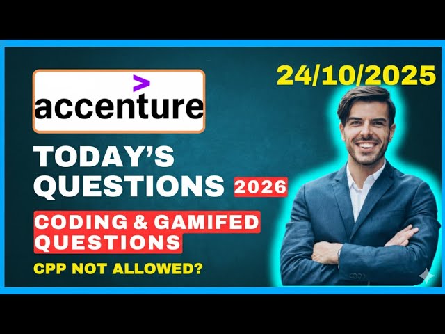 Gamified and Html css 😲| Accenture Coding Questions | Accenture  Assessment Test 2026