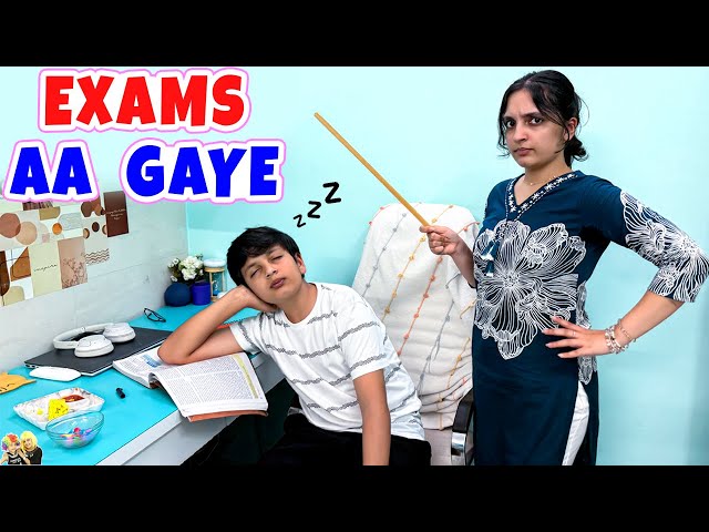 EXAMS AAGAYE | Pihu ke Study Hacks & Tricks | Aayu and Pihu Show