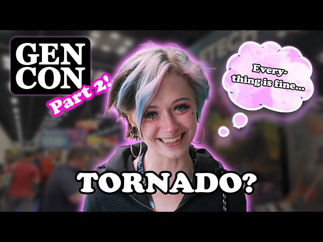 I survived a TORNADO at Gen Con 2026?! | Wheezy Vlogs