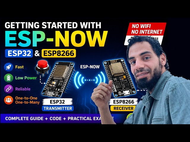Learn ESP-NOW in 10 Minutes! Build a Wireless LED Dimmer with ESP32/ESP8266