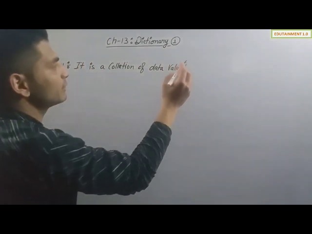Dictionary | Class 11 Computer Science with Python (Video 1)