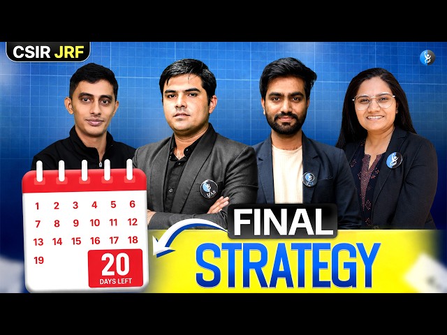 CSIR NET Physics July 2026 | Final Strategy | IFAS