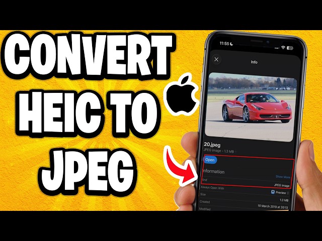 How to Convert HEIC to JPEG on iPhone