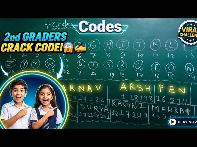 Kids Crack The Secret Code! 🤫 Secret Logic Trick They Learned Today