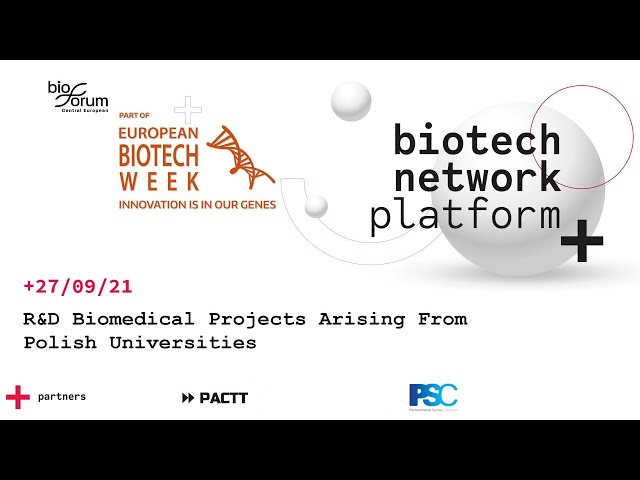 CEBIOFORUM BIOTECHWEEK 2021 | R&D Biomedical Projects Arising From Polish Universities | Part 3/9