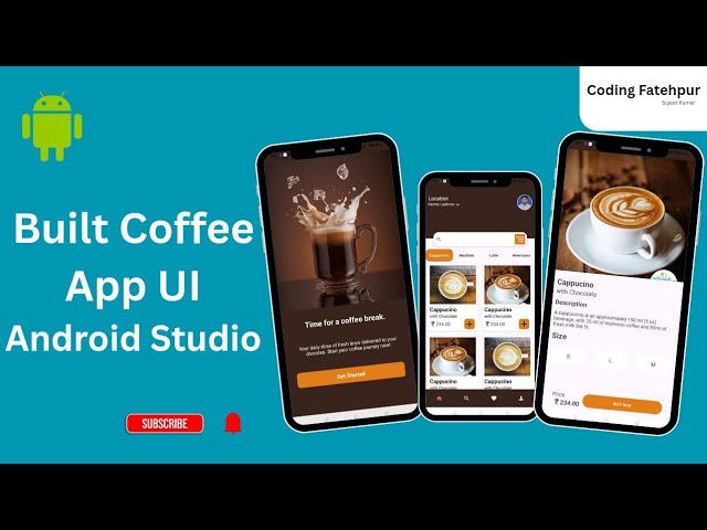Coffee App | Modern UI & Ordering System | Android UI Design