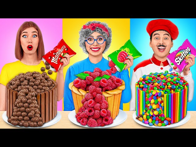 Reto De Cocina Yo vs Abuela | Desafío de Decoración de Pasteles por Multi DO Challenge