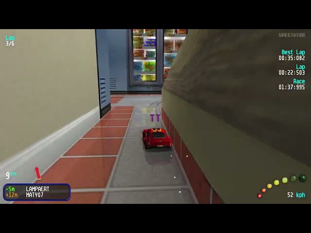 RVEC Week 1 -- Re-Volt Endurance Championship -- Supermarket 1 - 80 laps