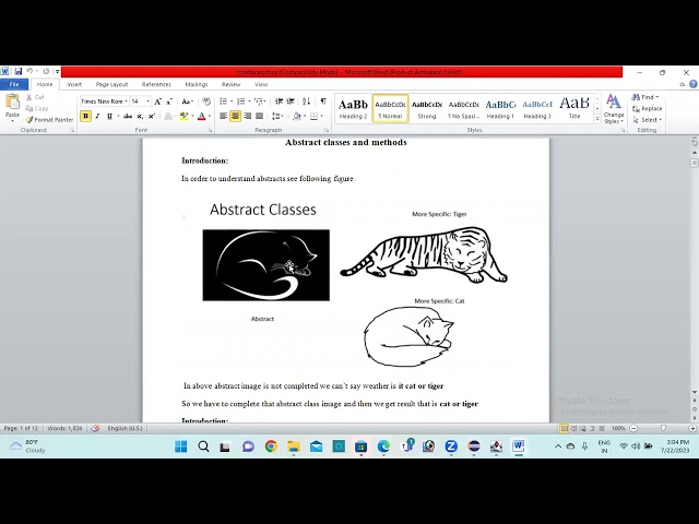 abstraction in java and interfaces in java
