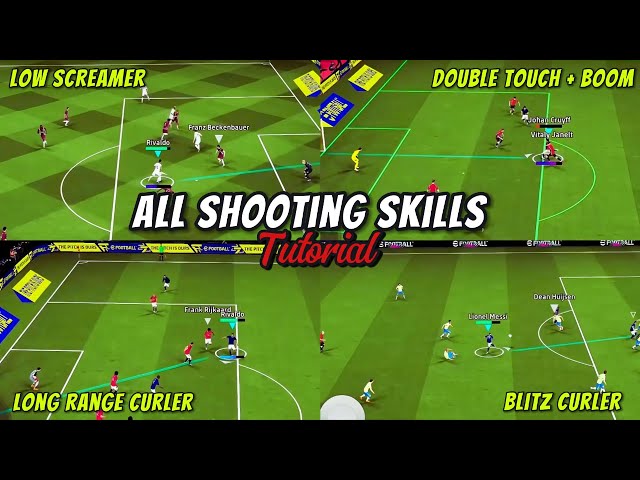 All 11 Types of SHOOTING SKILLS Tutorial - eFootball 2026 ✨