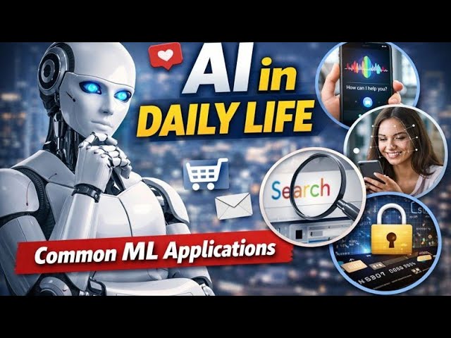 Common Machine Learning Applications | How AI Is Used in Daily Life #artificialintelligence  