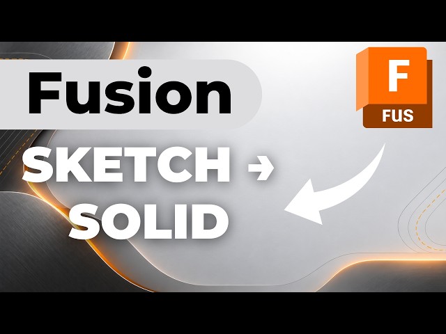 Autodesk Fusion Extrude Tutorial - Create 3D Models from Sketches