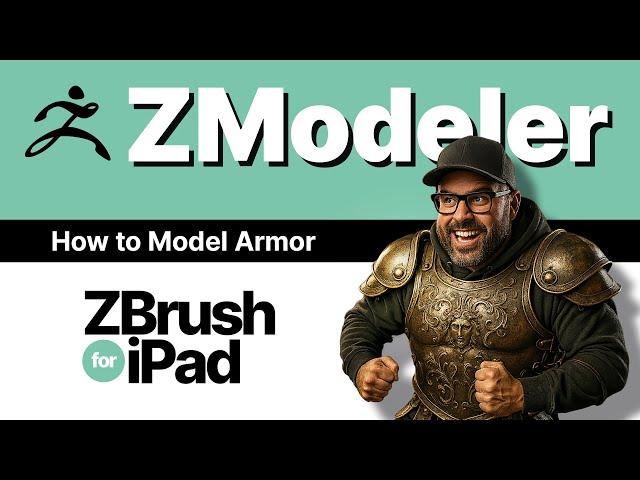 ZBrush for iPad — zmodeler how to create armor