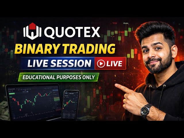quotex live trading | quotex Live stream | Only for educational purpose