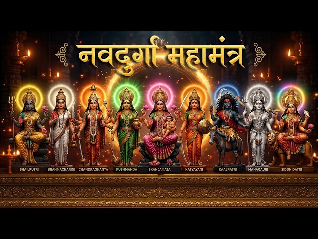 Navdurga Mahamantra 🙏 Powerful Durga Mantra | Navratri Special | Devine Energy
