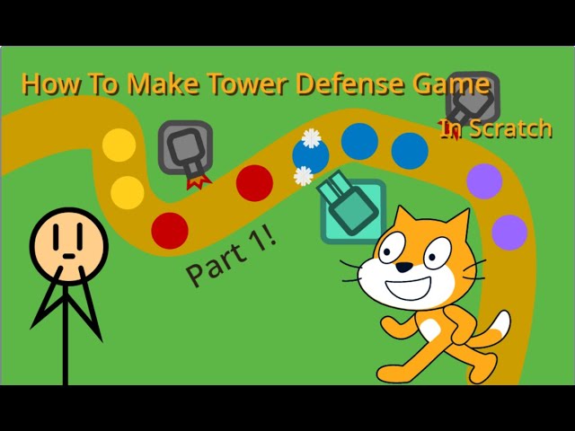 How to make Tower defense game in scratch! (part 1)