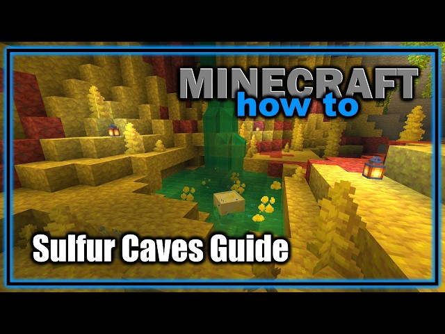 Complete Sulfur Caves Biome Guide (26.2+) | Minecraft Biome Guide