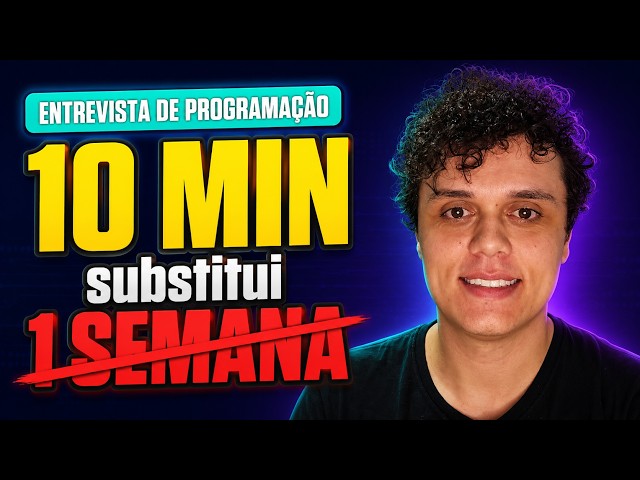 O método de 10 minutos que substitui uma semana estudando pra entrevista