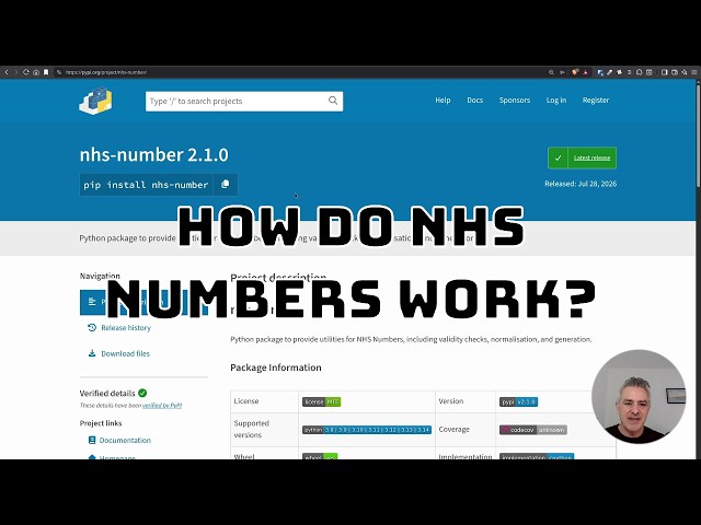 Making The NHS Numbers Python Package