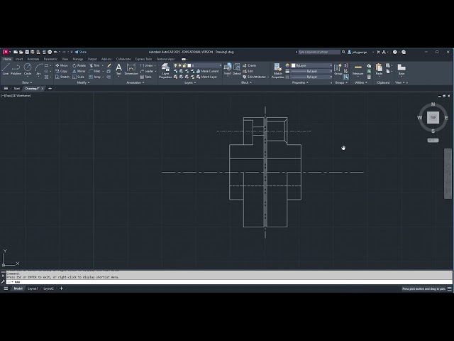 🔧 How to Draw a Flexible Coupling in AutoCAD | Complete 2D Drawing Tutorial for Beginners