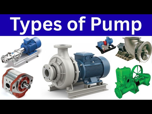 Types of Pump | Classification of Pumps | Different Types of Pump | Centrifugal Pump |  Pump Types