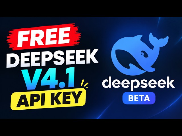 DeepSeek V4.1 Is Here! Get FREE API Key & Try It Before Release