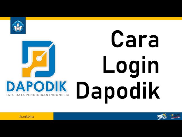 1. CARA LOGIN KE APLIKASI DAPODIK