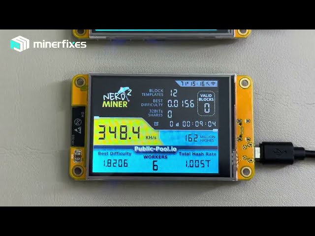 NerdMiner 2.8" | Open-Source Bitcoin Solo Miner | Learn & Decorate Your Desk