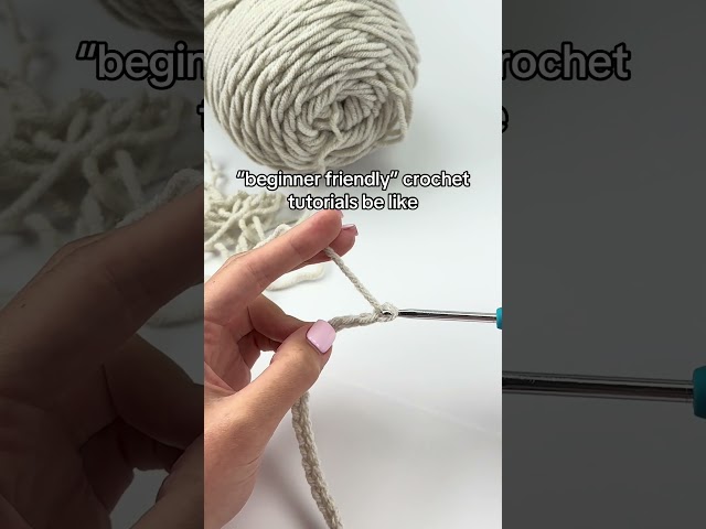 Beginner Crochet Tutorials Be Like 😂 #crochet #crocheting #handmade #crochettutorial
