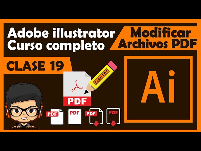 Class 19 - How to Edit PDF Files with Adobe Illustrator