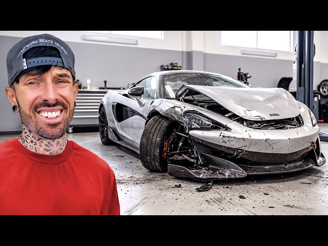 I BOUGHT A WRECKED MCLAREN & REBUILT IT IN 9 DAYS