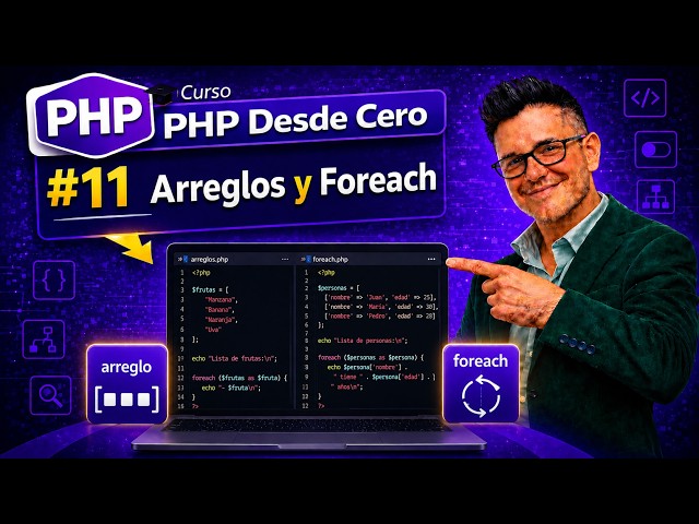 🎓 PHP Course From Scratch #11 - Arrays and Foreach