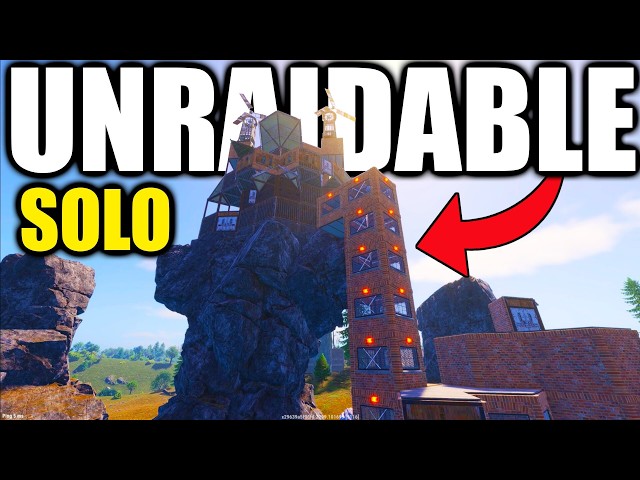 The UNRAIDABLE SOLO Anvil Rock Base - Rust Console Edition