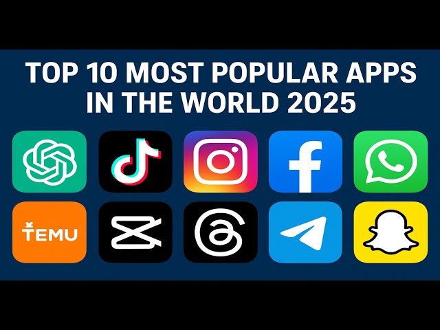 Top 10 Most Popular Apps in the World 2025