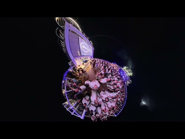 White party MSC seaside 360 flat video