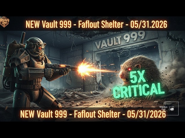 NEW Vault 999 - Fallout Shelter - COFFEE BREAK APOCALYPSE - 05/31/2026