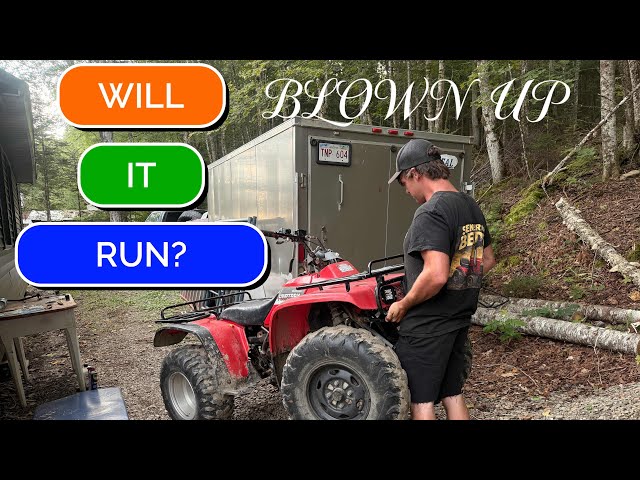 Will this blown up Honda Fourtrax 300 run again!?!?