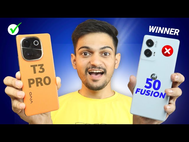 vivo t3 pro vs moto edge 50 fusion Gaming Test 🔥