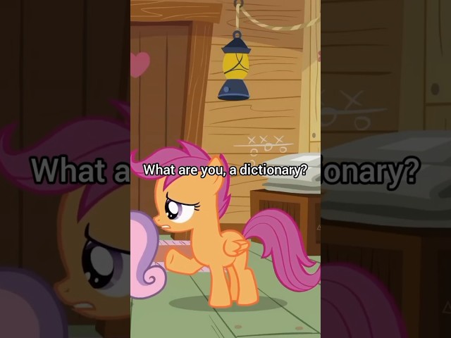 What are you, a dictionary? #mlp #mylittlepony #outofcontext #shorts
