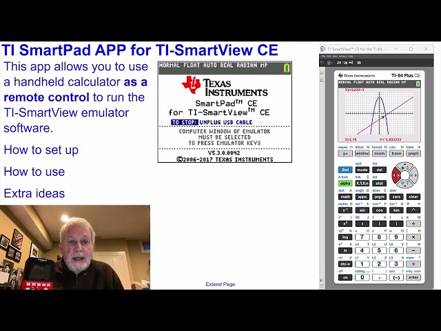 SmartPad APP How To Use with TI-SmartView Emulator Software