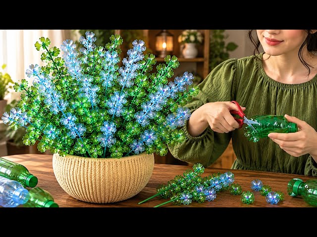 Plastic Bottle Se Beautiful Flower Banaye 🌸 | Easy DIY Craft | Best Out Of Waste